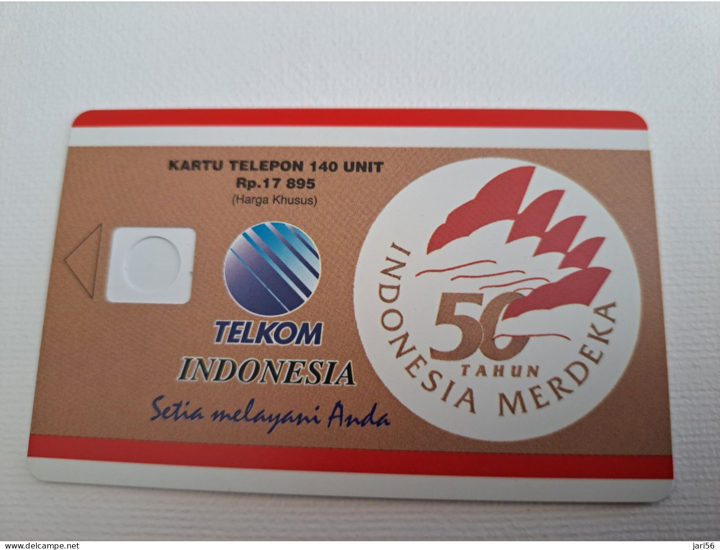 INDONESIA / PROOF WITHOUT CHIP !!!SAMPLE / 140 UNITS INDONESIA MERDEKA 50 TAHUN      MINT CONDITION !!  **13532 ** - Indonésie