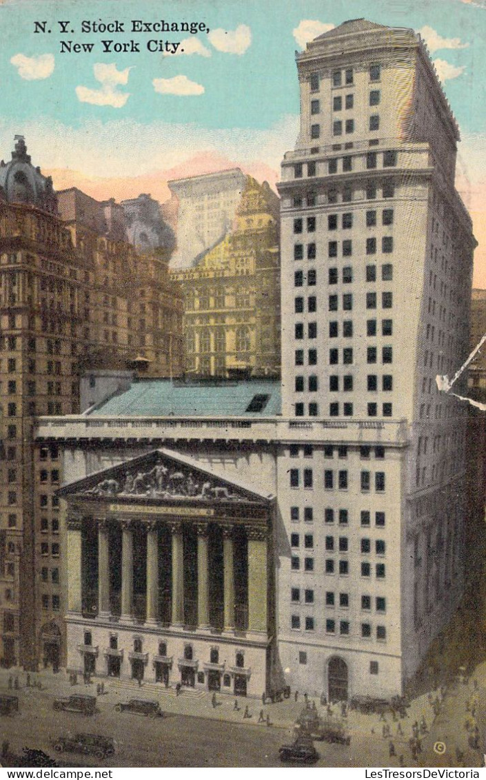 ETATS-UNIS - New York City - N.Y. Stock Exchange - Carte Postale Ancienne - Other & Unclassified