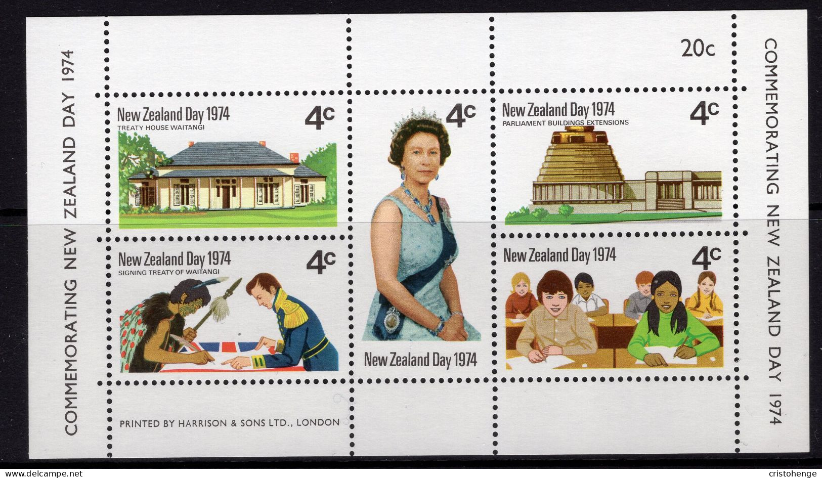 New Zealand 1974 New Zealand Day MS MNH (SG MS1046) - Nuevos