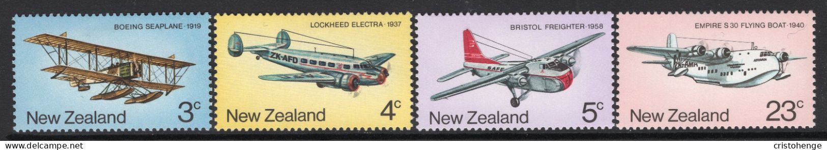 New Zealand 1974 History Of Airmail Transport Set HM (SG 1050-1053) - Neufs