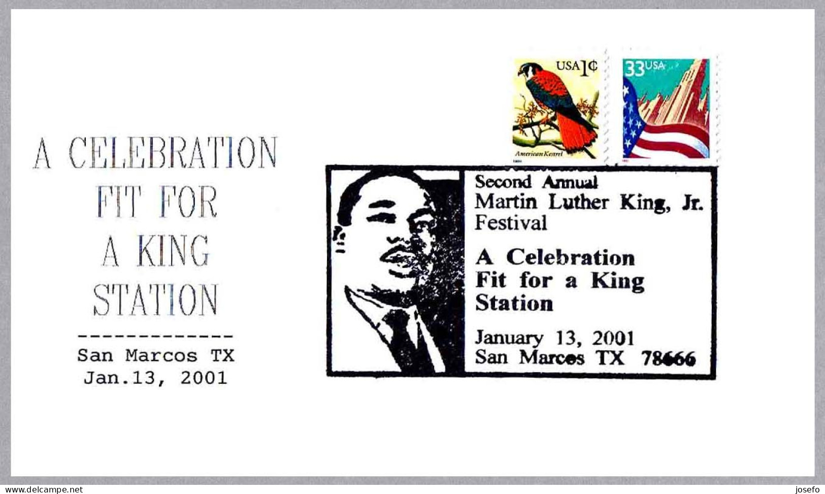 Second Annual MARTIN LUTHER KING JR Festival. San Marcos TX 2001 - Martin Luther King