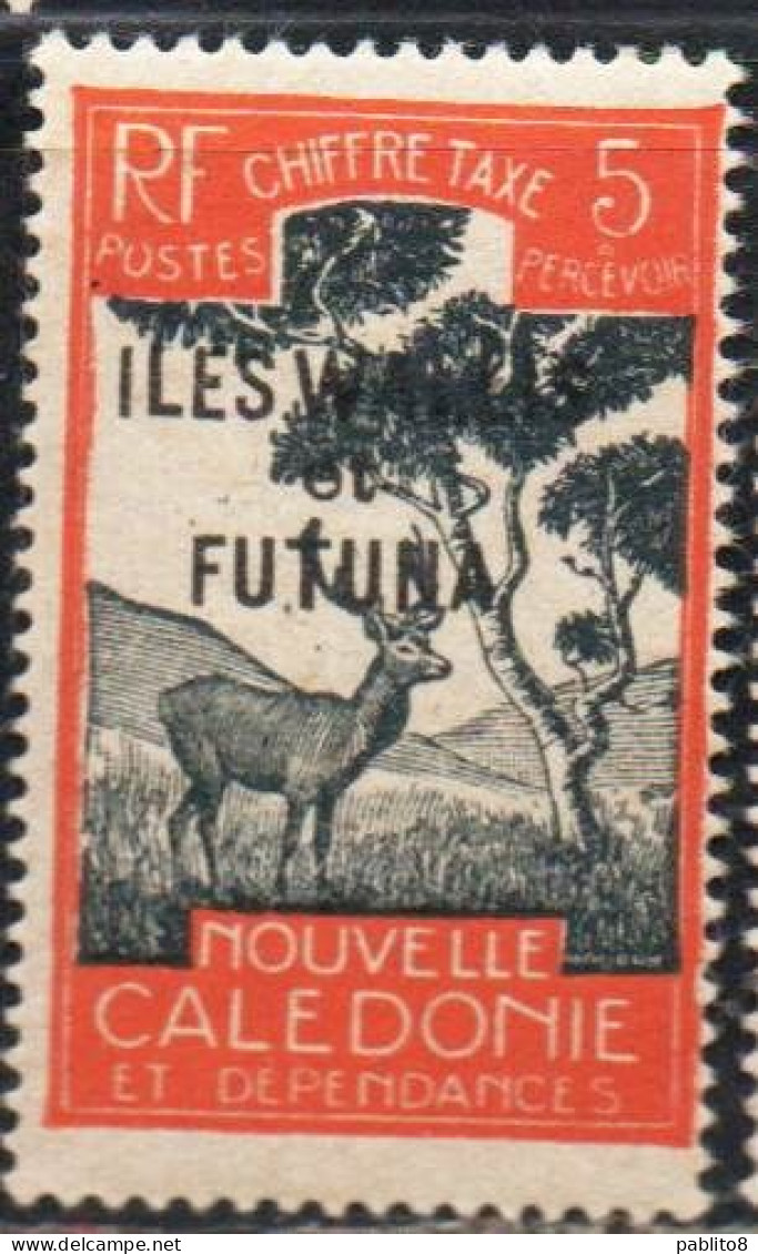 WALLIS AND FUTUNA ISLANDS 1930 POSTAGE DUE STAMPS TAXE SEGNATASSE OVERPRINTED MALAYAN SAMBAR 5c MH - Postage Due