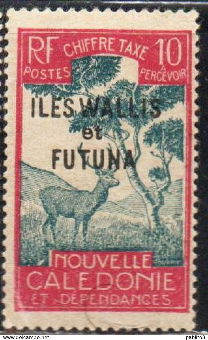 WALLIS AND FUTUNA ISLANDS 1930 POSTAGE DUE STAMPS TAXE SEGNATASSE OVERPRINTED MALAYAN SAMBAR 10c MH - Portomarken