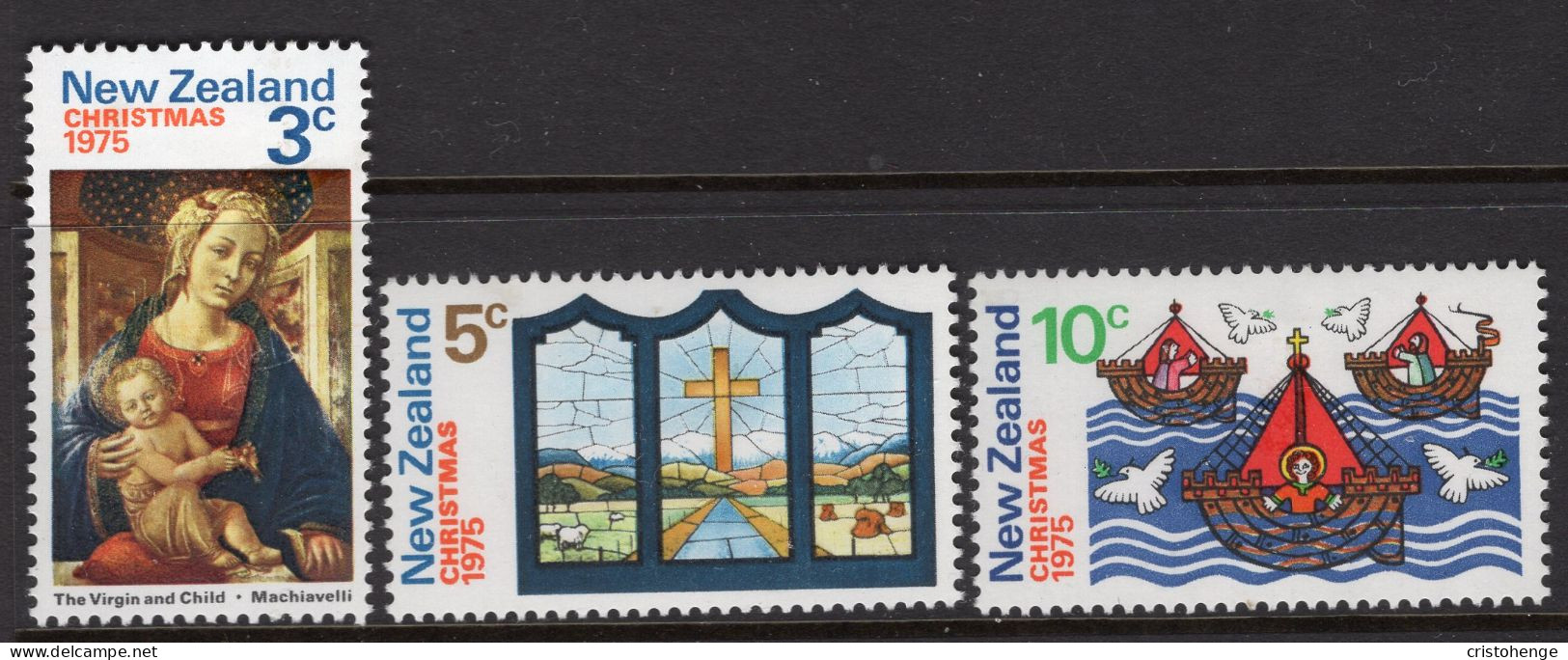 New Zealand 1975 Christmas Set HM (SG 1083-1085) - Nuevos