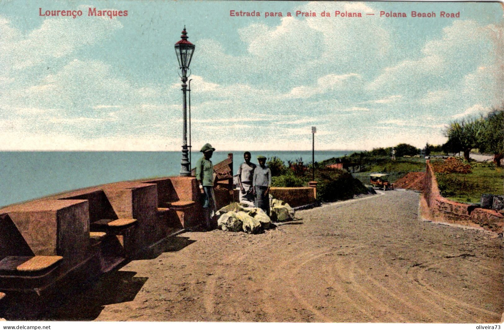 MOÇAMBIQUE - LOURENÇO MARQUES - Estrada Para A Praia Da Polana - Mozambique
