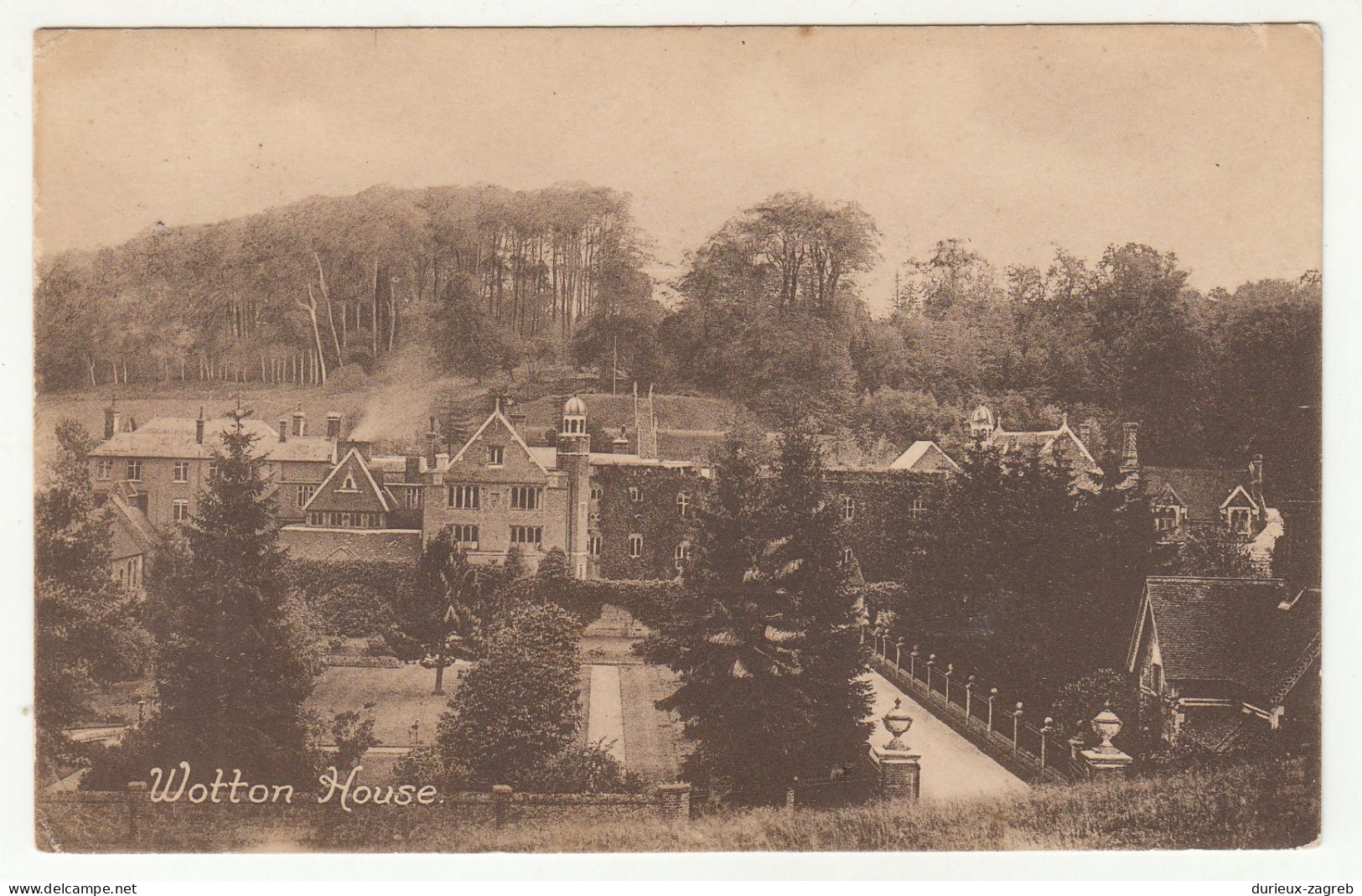 Wotton House Old Postcard Posted 1921 Dorking B230601 - Surrey