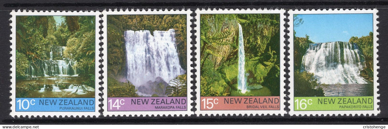 New Zealand 1976 Waterfalls Set MNH (SG 1121-1124) - Nuevos