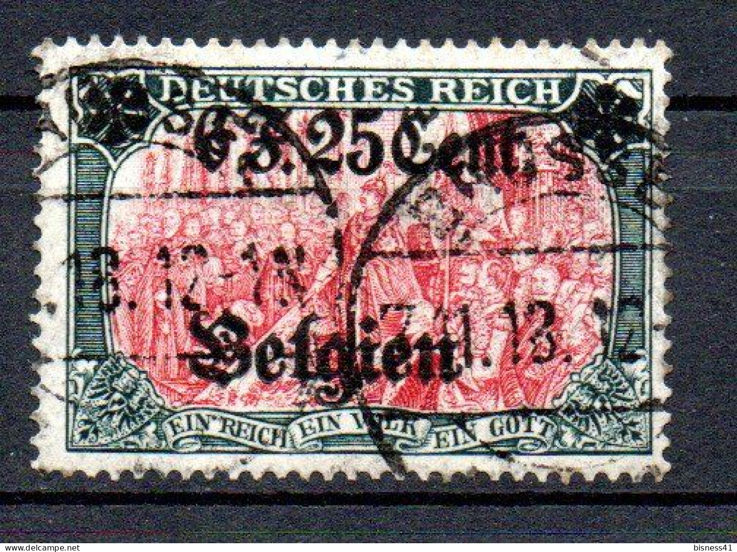 Col33 Belgique Belgium 1914 Occupation N° 25 Oblitéré Cote : 75,00€ - OC38/54 Occupazione Belga In Germania