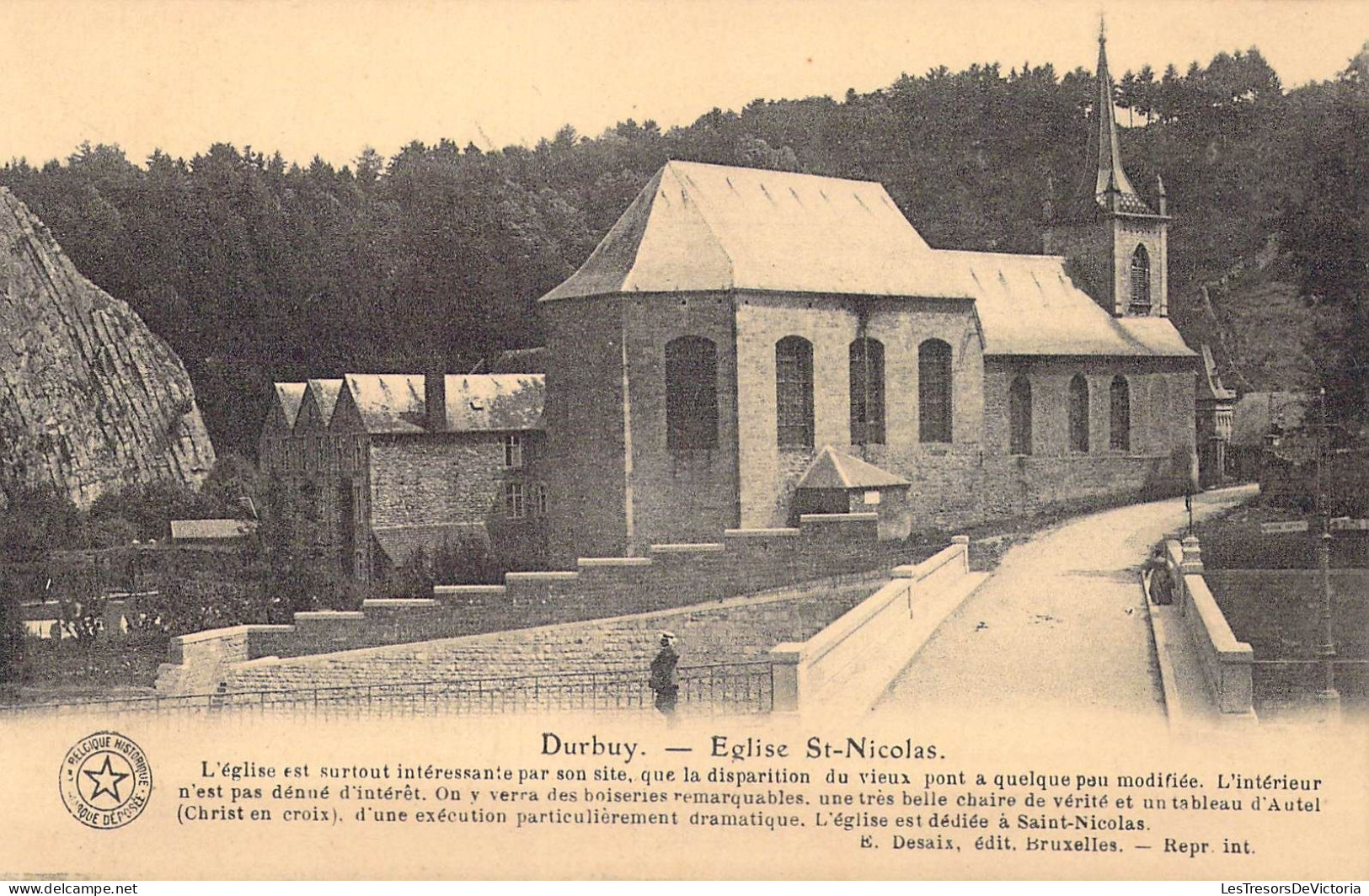 BELGIQUE - Durbuy - Eglise St-Nicolas - Carte Postale Ancienne - Durbuy