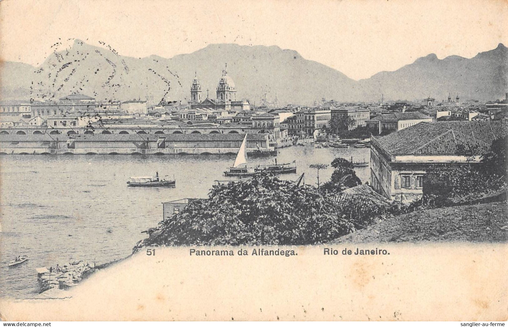 CPA BRESIL RIO DE JANEIRO PANORAMA DE ALFANDEGA - Sonstige