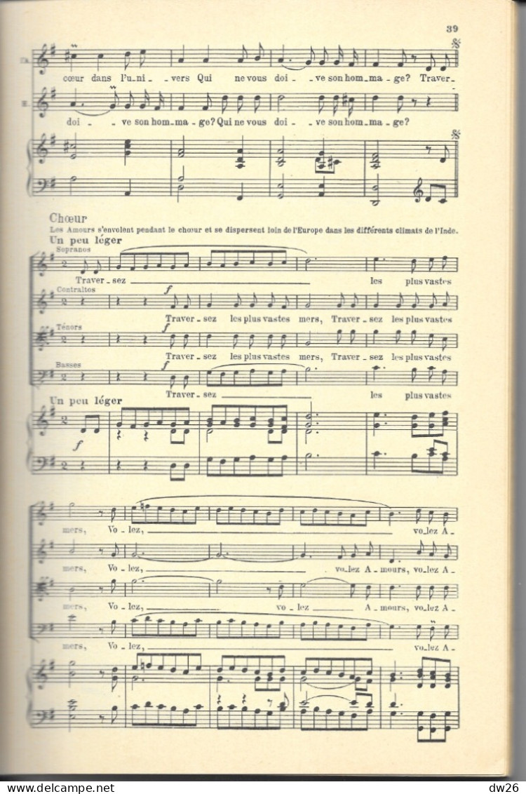 Partition Jean-Philippe Rameau: Les Indes Galantes, Ballet Héroïque En Trois Entrées Et Un Prologue - P-R