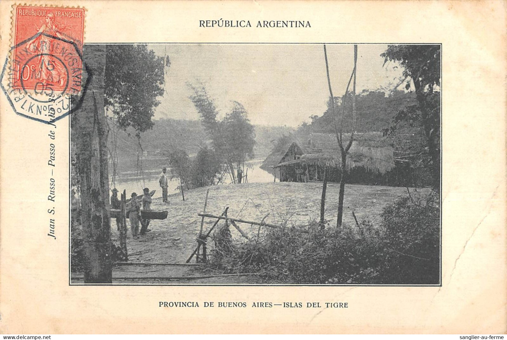 CPA ARGENTINE REPUBLICA ARGENTINA PROVINCIA DE BUENOS AIRES ISLAS DEL TIGRE - Argentinien