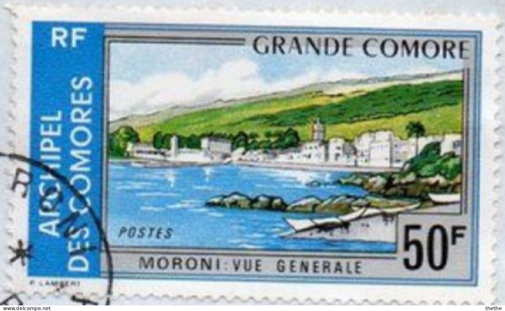 COMORES -  Moroni: Vue Générale - Oblitérés