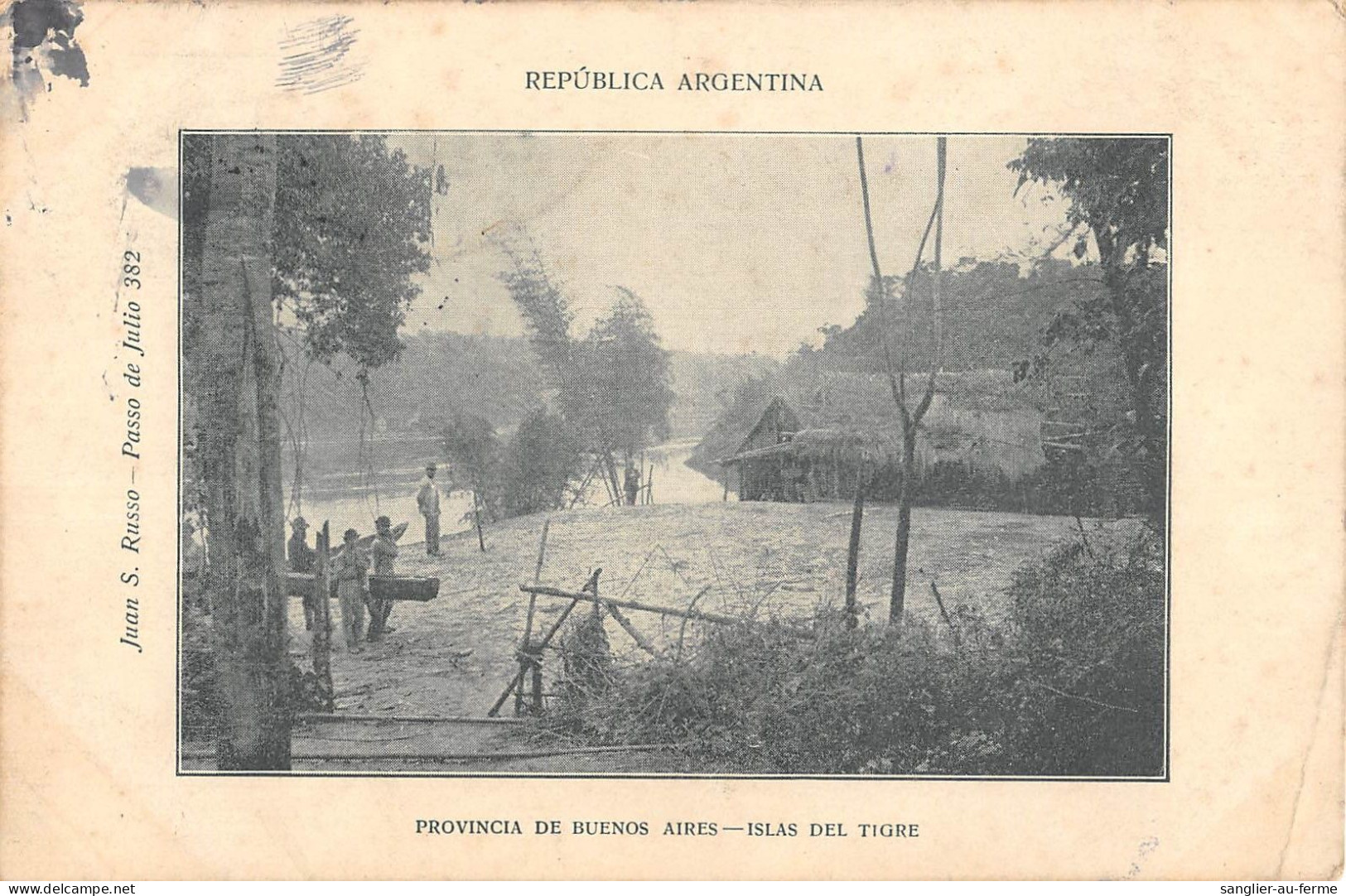 CPA ARGENTINE REPUBLICA ARGENTINA PROVINCIA DE BUENOS AIRES ISLAS DEL TIGRE - Argentinien