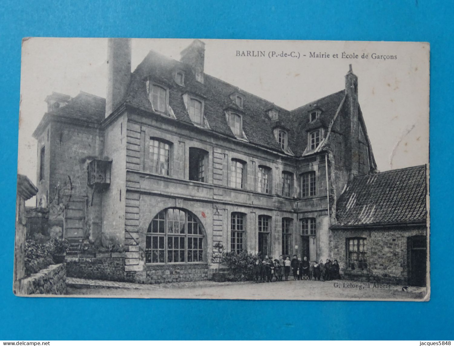 62) Barlin - N° - Mairie Et école De Garçon - Année:1917 - EDIT: Lelong - Barlin