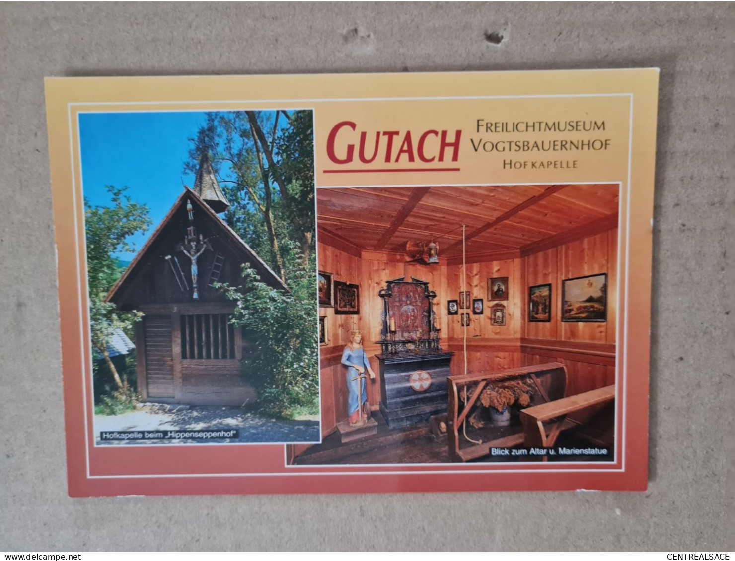 Carte  GUTACH FREILICHTMUSEUM VOGTSBAUERNHOF HOF KAPELLE - Gutach (Schwarzwaldbahn)