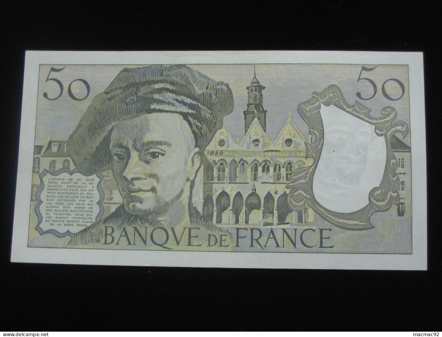 50 Francs QUENTIN DE LA TOUR 1977   **** EN ACHAT IMMEDIAT  **** - 50 F 1976-1992 ''Quentin De La Tour''