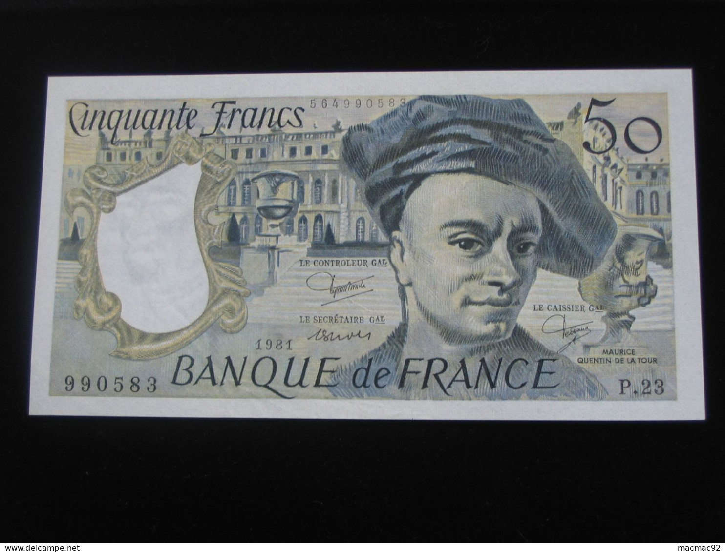 50 Francs QUENTIN DE LA TOUR 1981   **** EN ACHAT IMMEDIAT  **** - 50 F 1976-1992 ''quentin De La Tour''