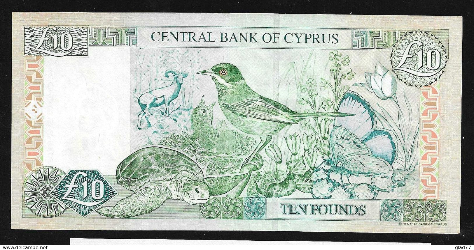 Cyprus  10 POUNDS 1.4.2005   UNC! - Zypern