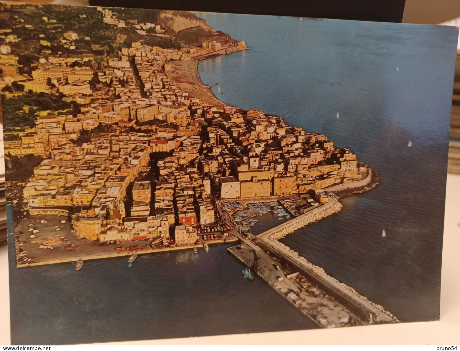 Cartolina Pozzuoli Provincia Napoli, Veduta Aerea Del Porto - Pozzuoli