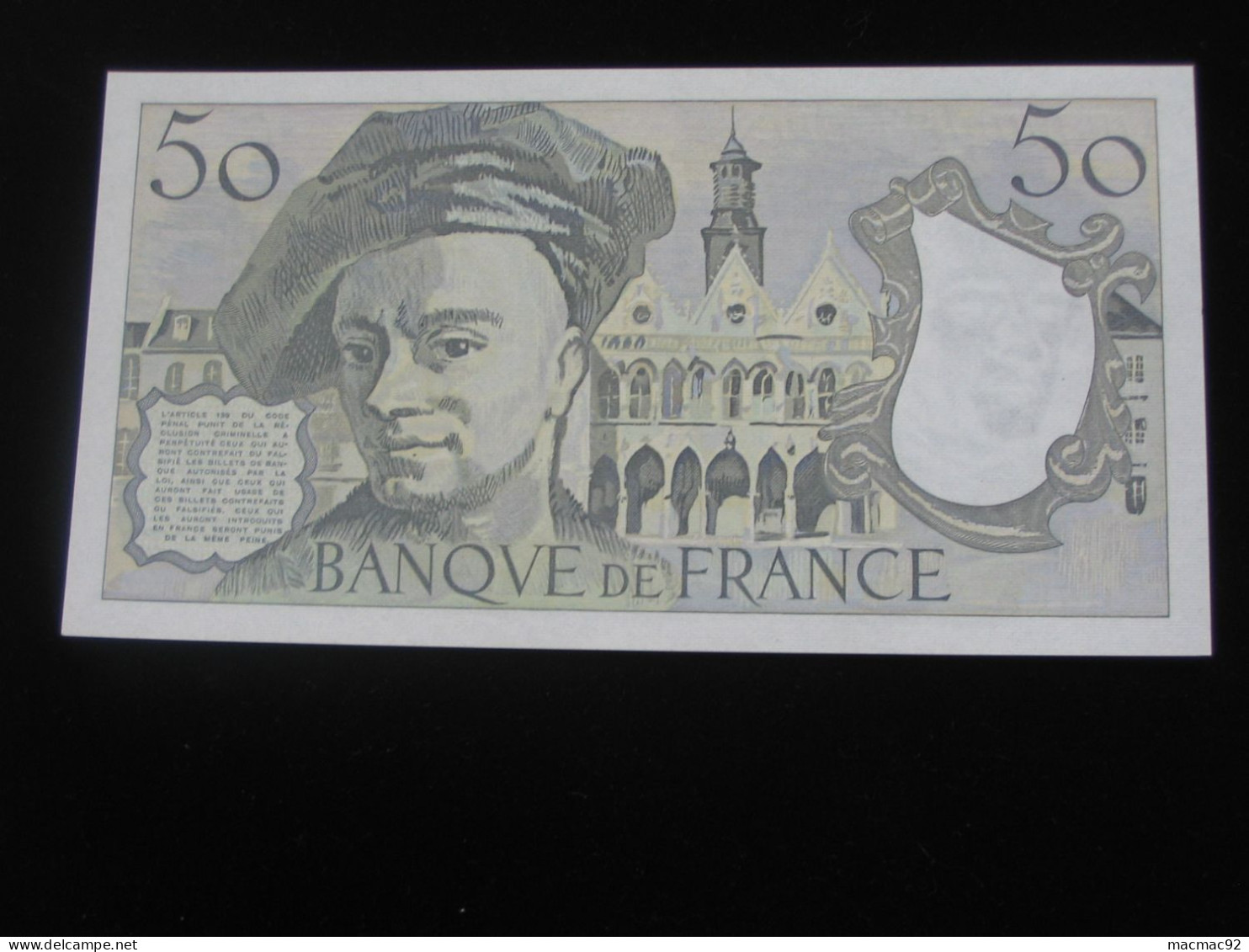 50 Francs QUENTIN DE LA TOUR 1982  **** EN ACHAT IMMEDIAT  **** - 50 F 1976-1992 ''Quentin De La Tour''