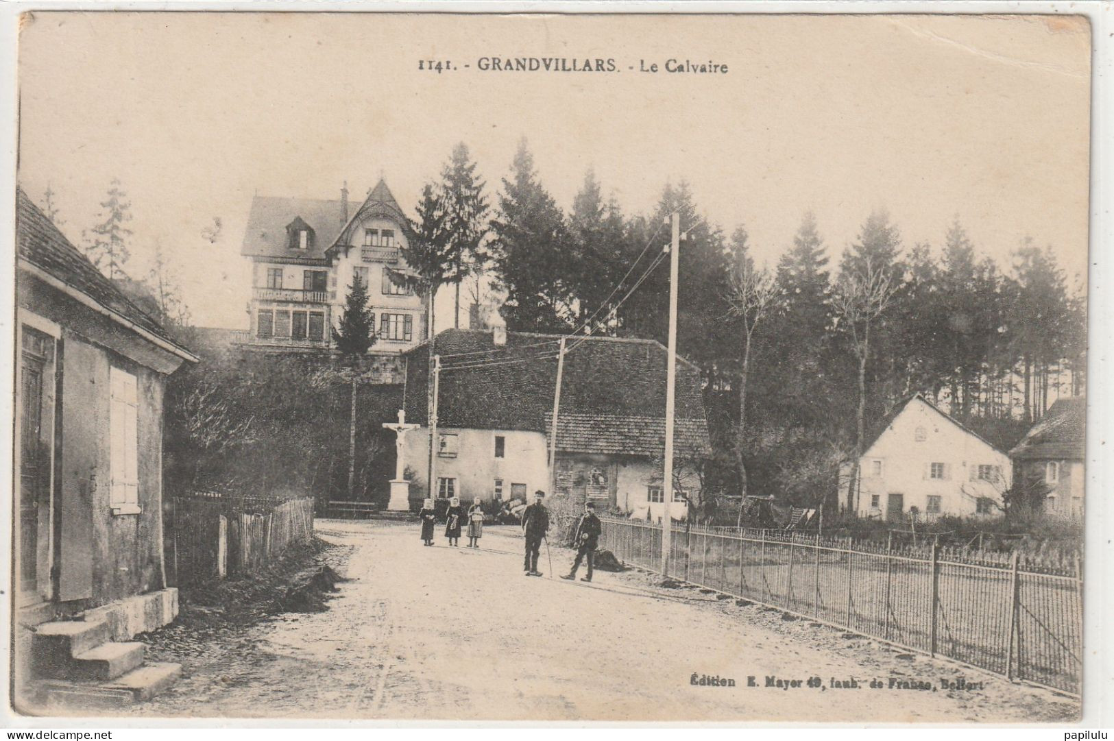 27 DEPT 90 : édit. E Mayer N° 1141 : Grandvillars Le Calvaire - Grandvillars