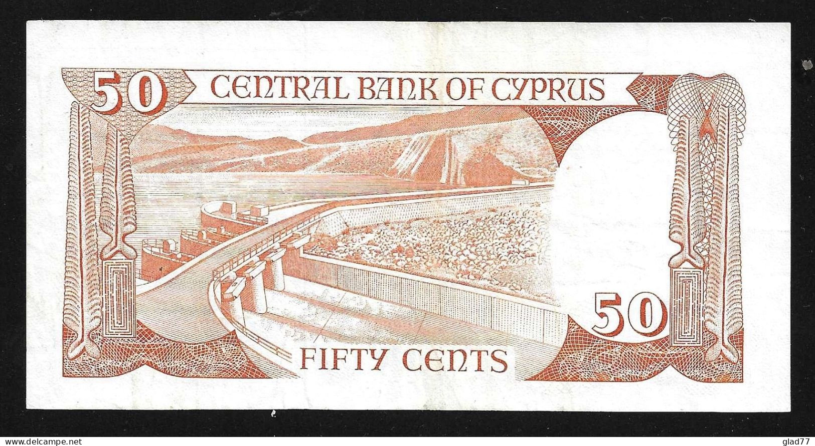 Cyprus  50 Sent 1.10.1988 ! - Zypern