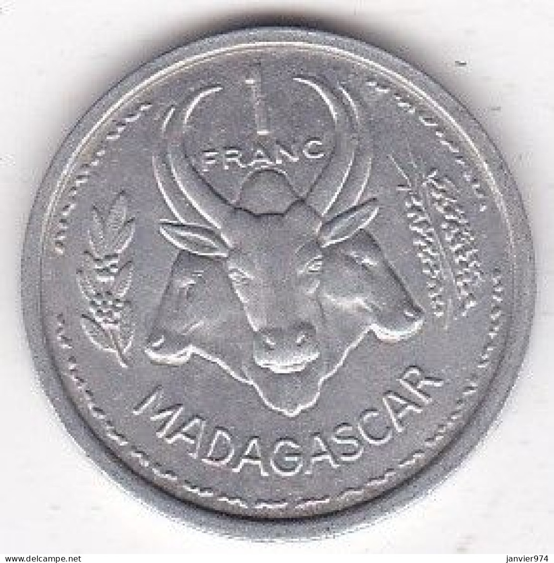 Madagascar Union Française , 1 Franc 1958 Chouette , En Aluminium , Lec# 99, SUP / XF - Madagaskar