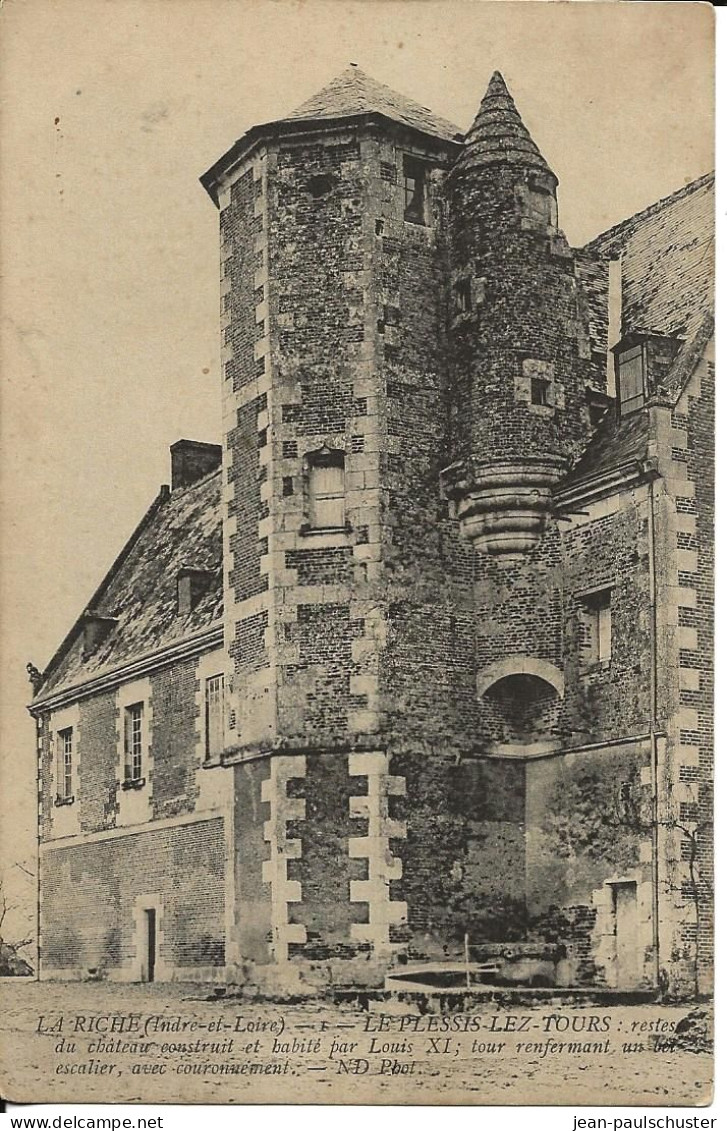 37 - LA RICHE - LE  PLESSIS-LEZ-TOURS  ** CPA Vierge ** - La Riche