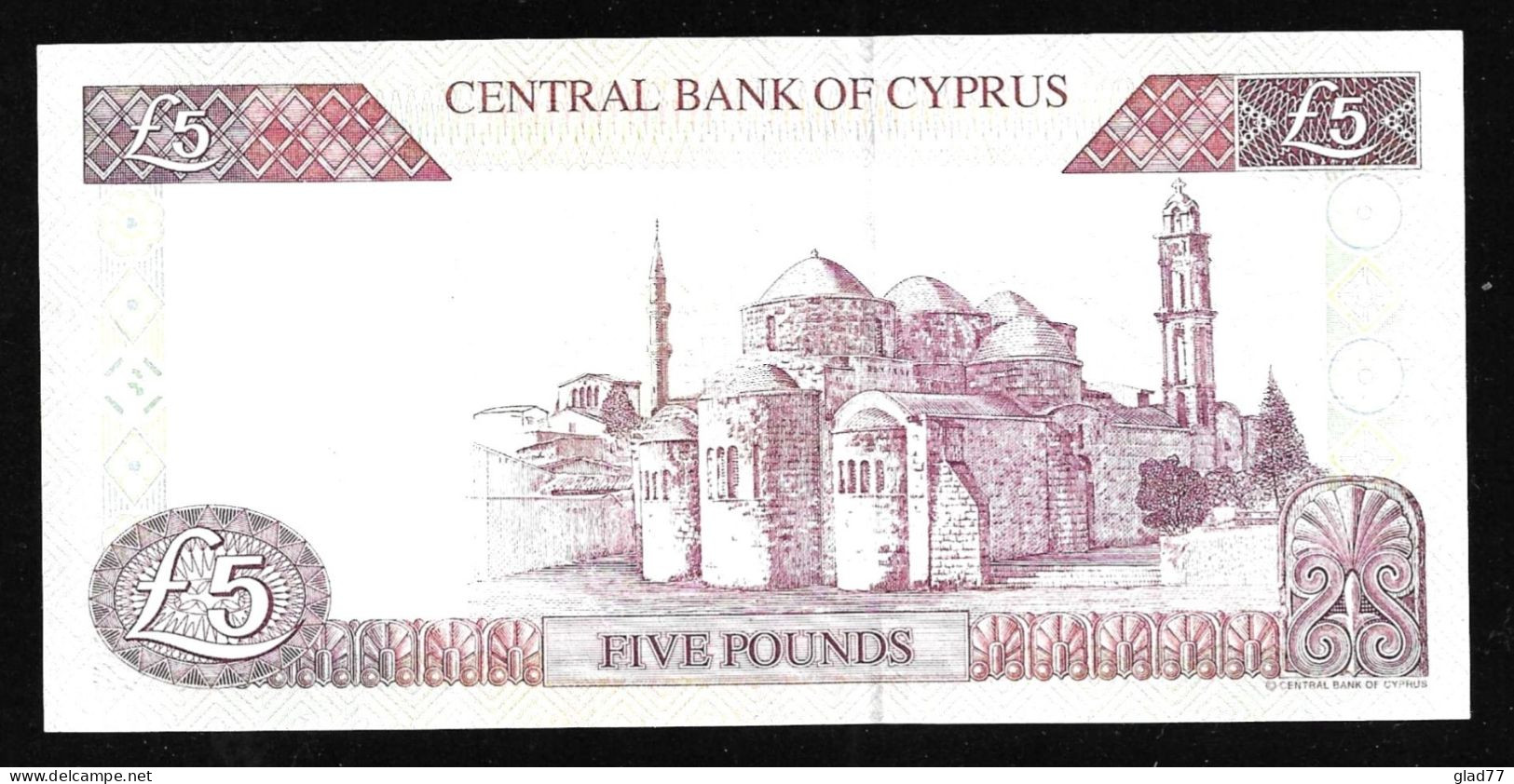 Cyprus  5 Pounds 1.2.1997! - Chypre