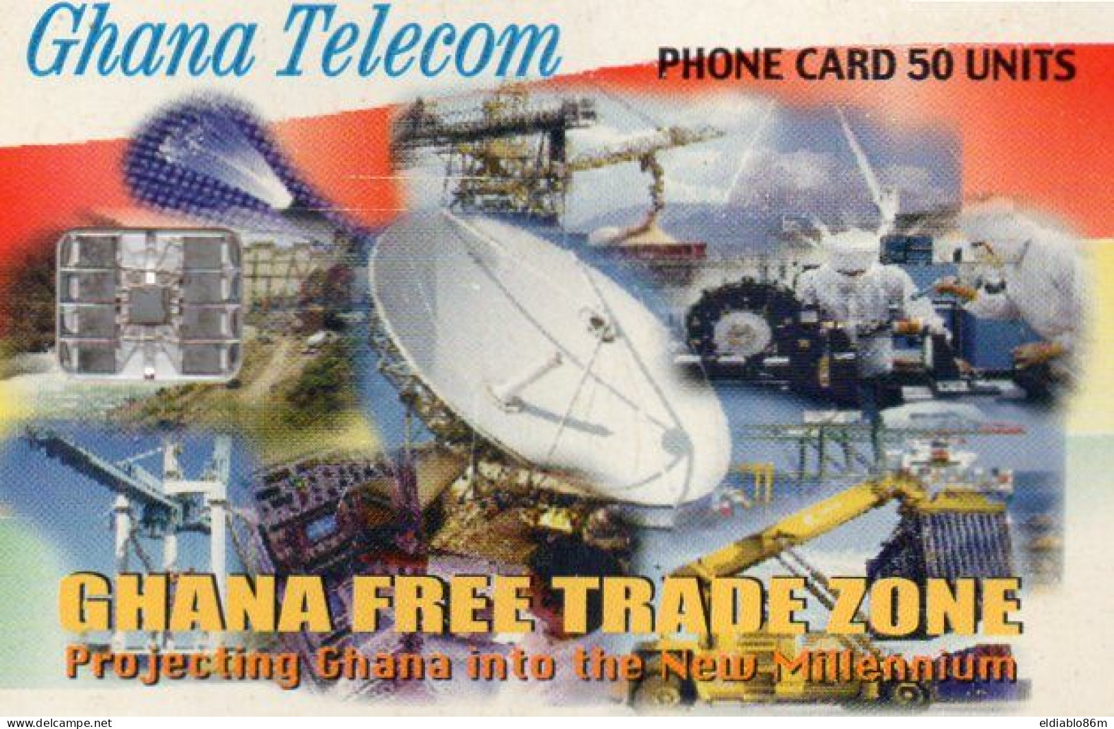 GHANA - CHIP CARD - FREE TRADE ZONE - 09/01 - Ghana