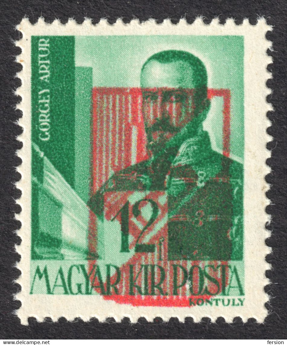 1944 - Occupation WW2 War Czechoslovakia - Hungary - MNH - Hero Heroes Görgey GENERAL Soldier  - ! No Guarantee ! - Prove E Ristampe