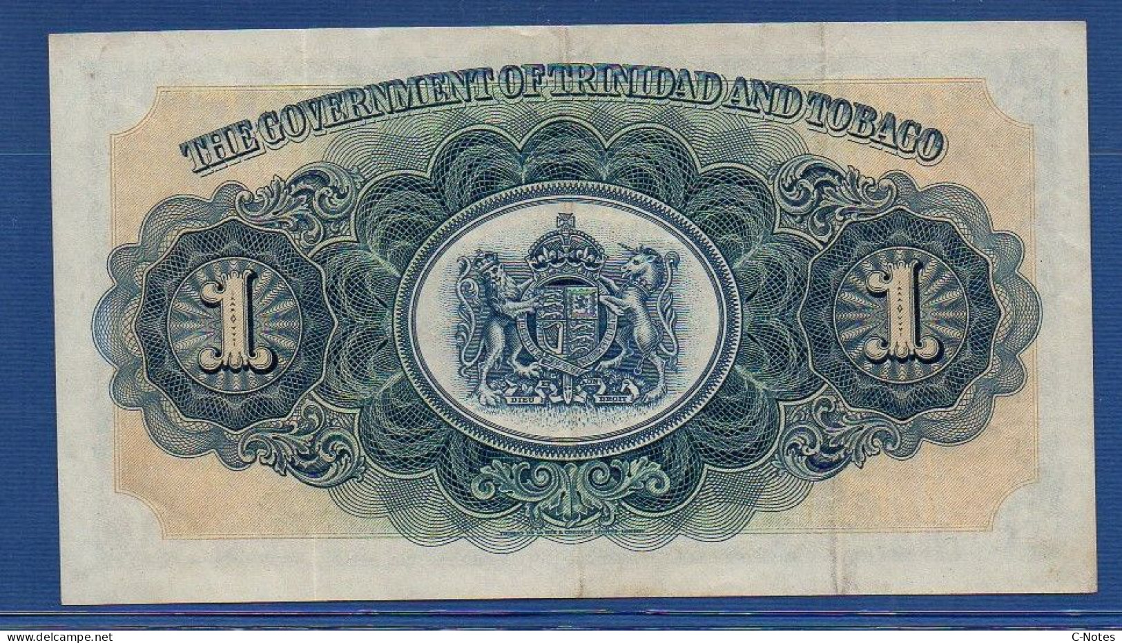 TRINIDAD & TOBAGO - P. 5c – 1 Dollar 01.05.1942 VF/XF, S/n 17D 92131 - Trinidad & Tobago