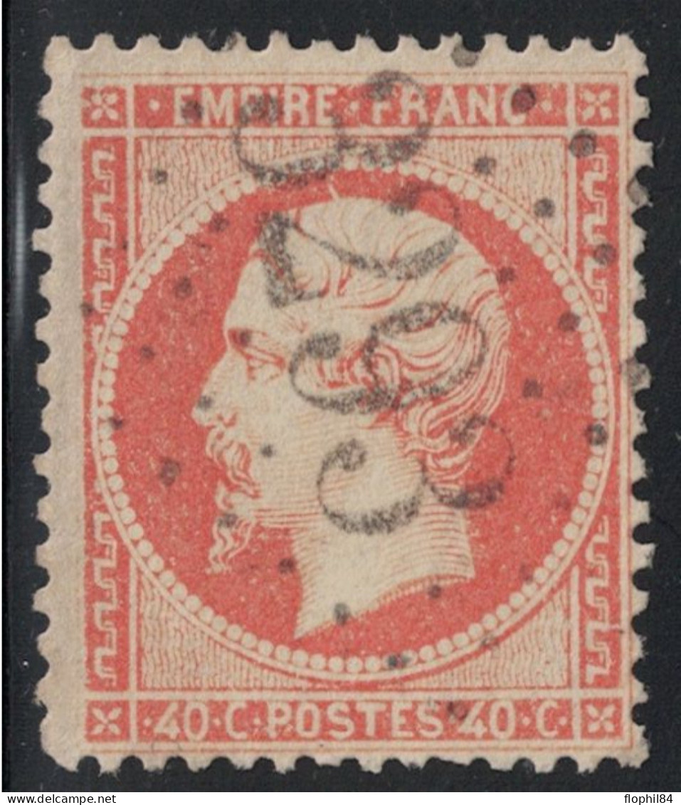 EMPIRE - No 23 - OBLITERATION GC3293 - CHER - SANCOUENS - COTE TIMBRE SEUL 17€. - 1862 Napoléon III