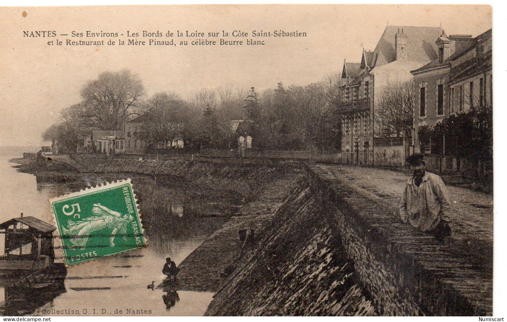 Saint-Sébastien Nantes Animée Restaurant De La Mère Pinaud Brochet Au Beuure Blanc - Saint-Sébastien-sur-Loire