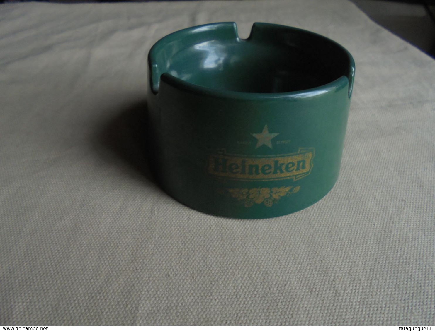 Ancien - Petit Cendrier Publicitaire Bière HEINECKEN P92 Mebel Italy - Ashtrays