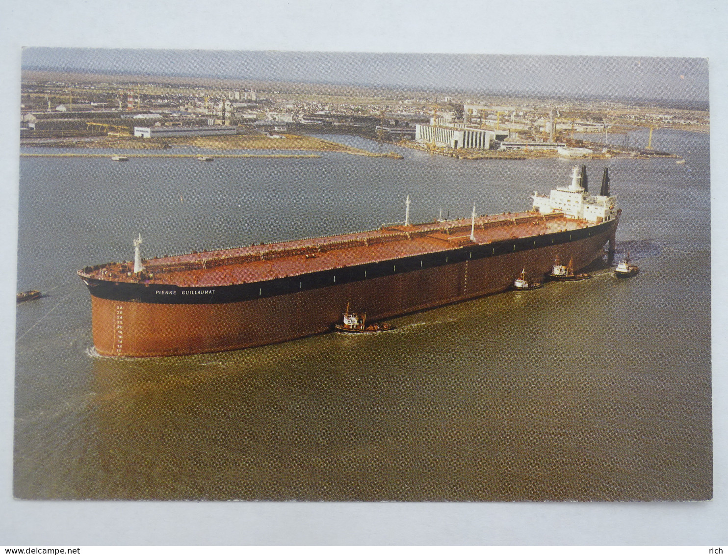 CP "Pierre Guillaumat" 1977 - Pétrolier Géant - CIO St Nazaire - Petroliere