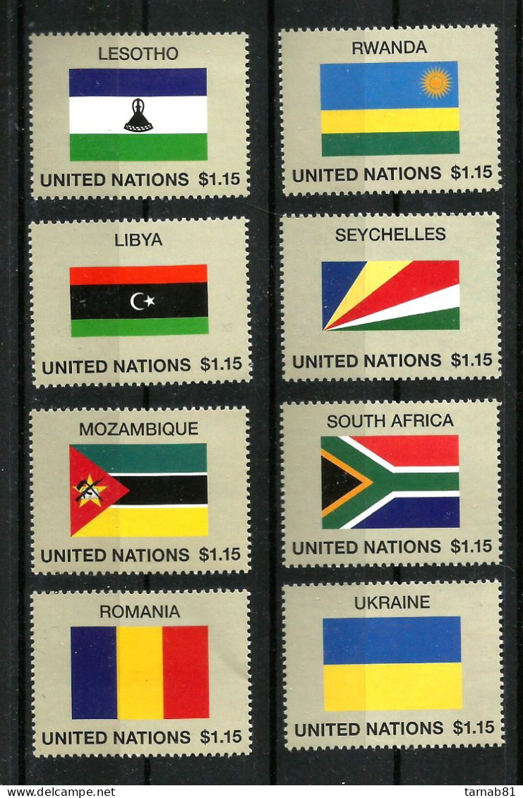 Flaggen Flag Drapeaux ONU 2018 Nations Unies Bureau De New York Neufs ** - Nuovi