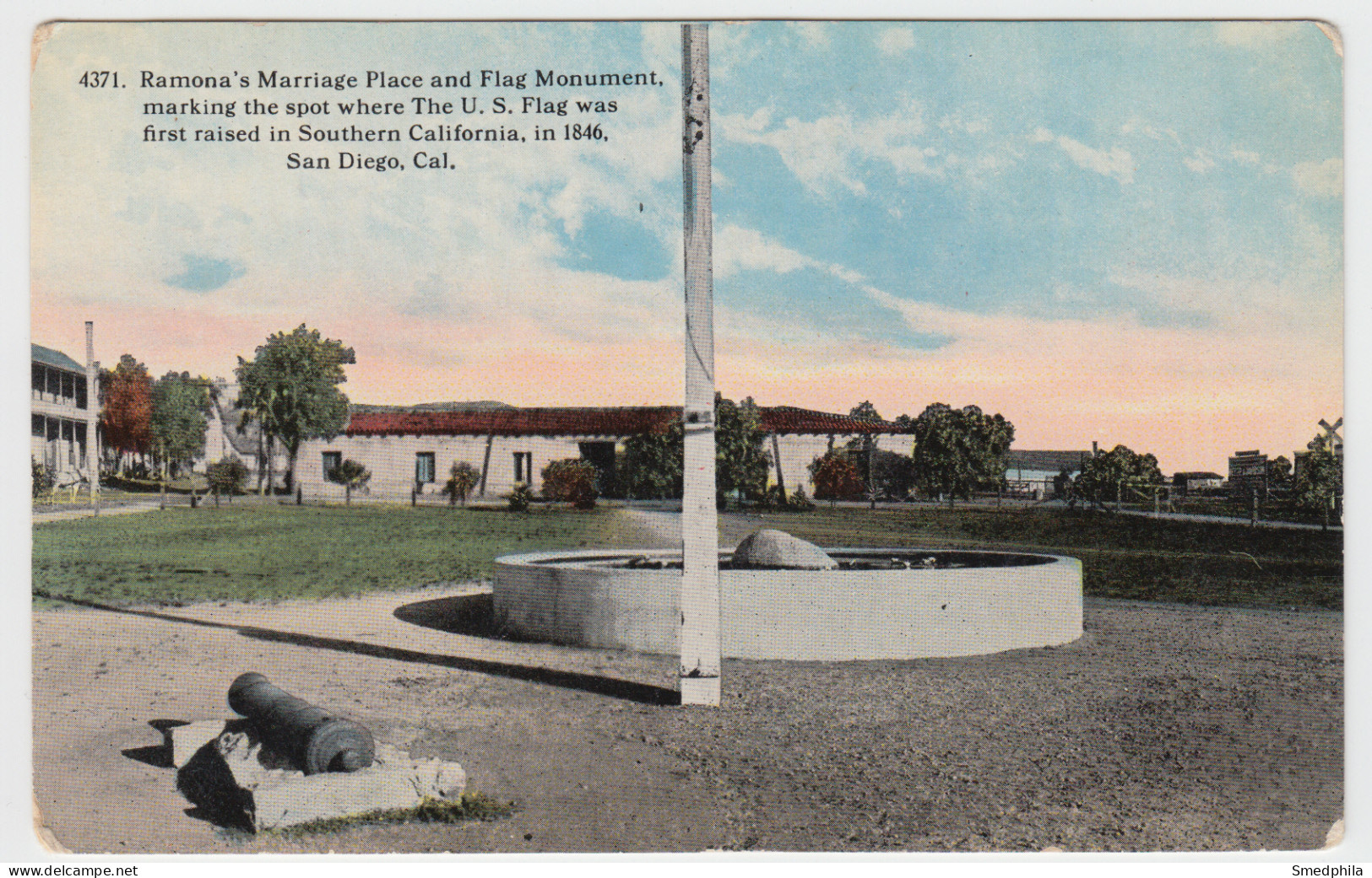 San Diego - Ramonas Marriage Place And Flag Monument - San Diego