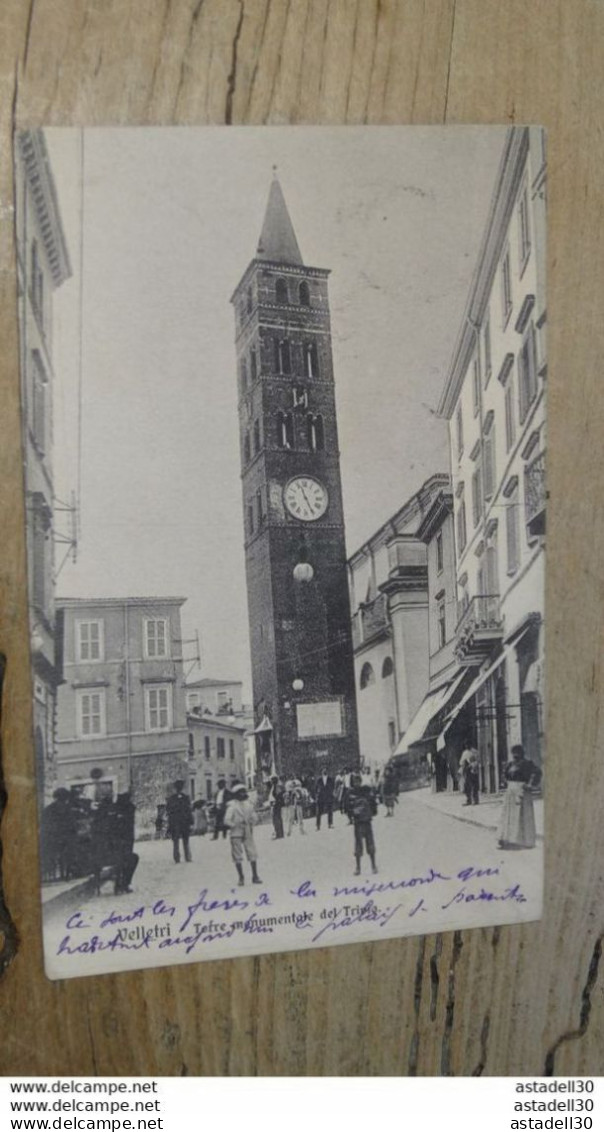 ITALIE : VELLETRI : Torre Monumentale Del Trivio ................ 201101d-4273 - Velletri