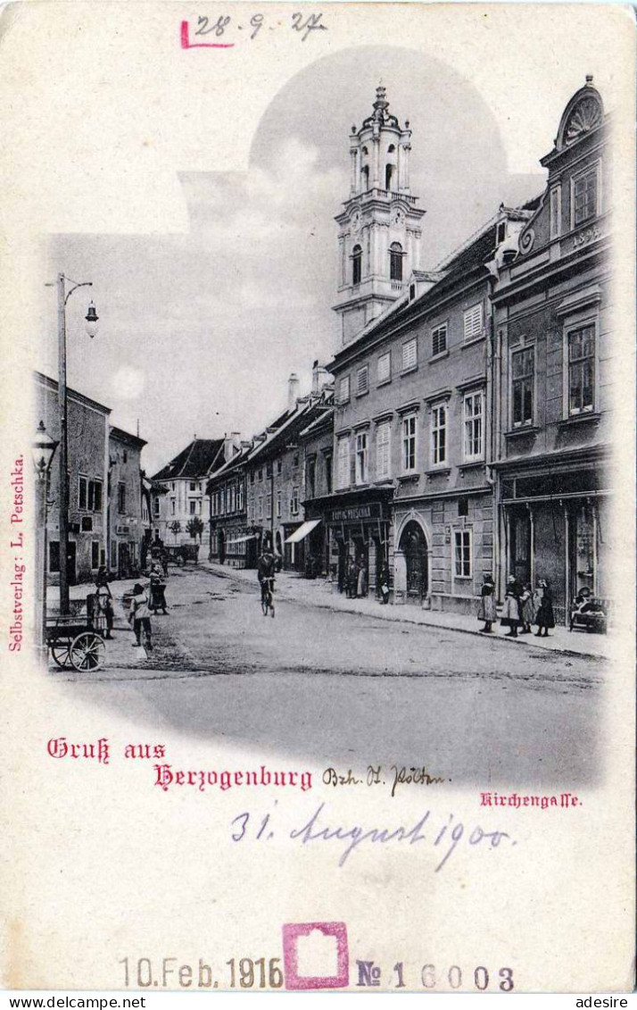 Gruss Aus HERZOGENBURG, Kirchengasse, Nicht Gelaufen 1900?, Gute Erhaltung - Herzogenburg