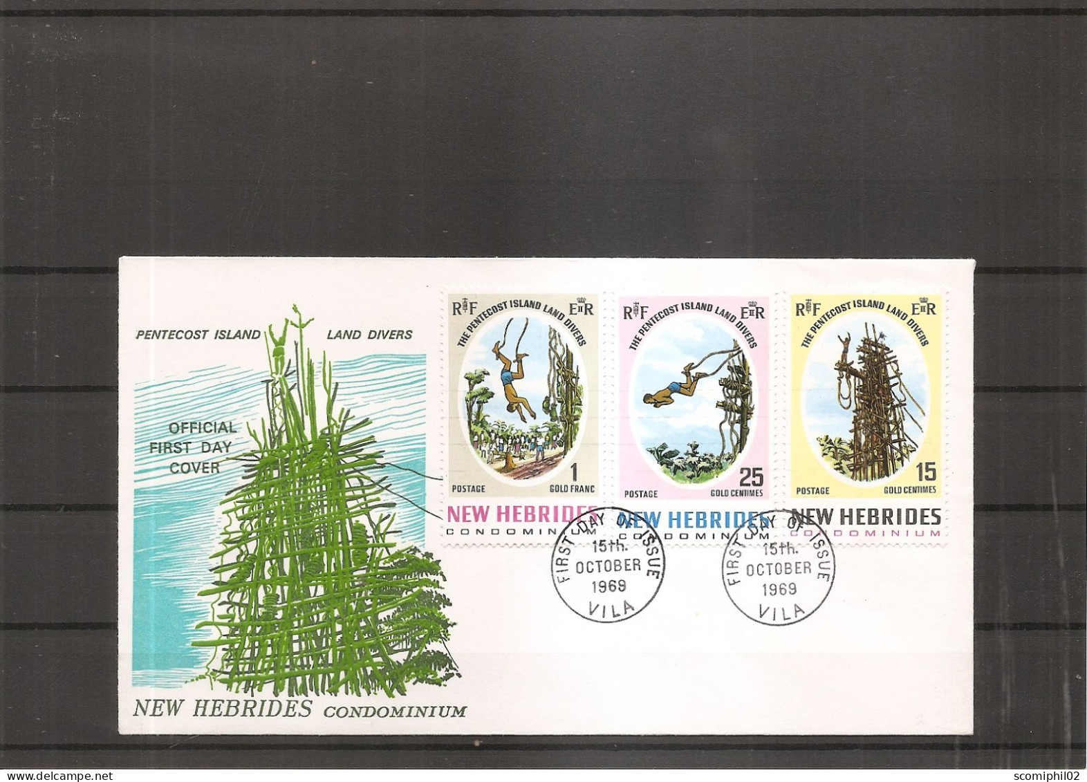 Nouvelle -Hébrides -  Saut à L'élastique ( FDC De 1969 à Voir) - Storia Postale