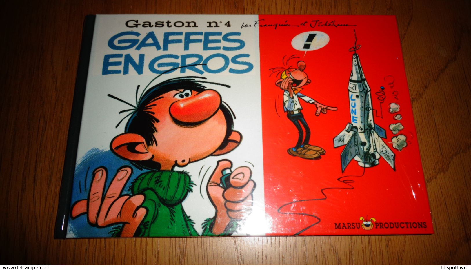 GASTON LAGAFFE Tome 1 à 5 Format à l'Italienne Fac Similé Marsu Productions NEUF Sous Cellophane André Franquin Jidéhem