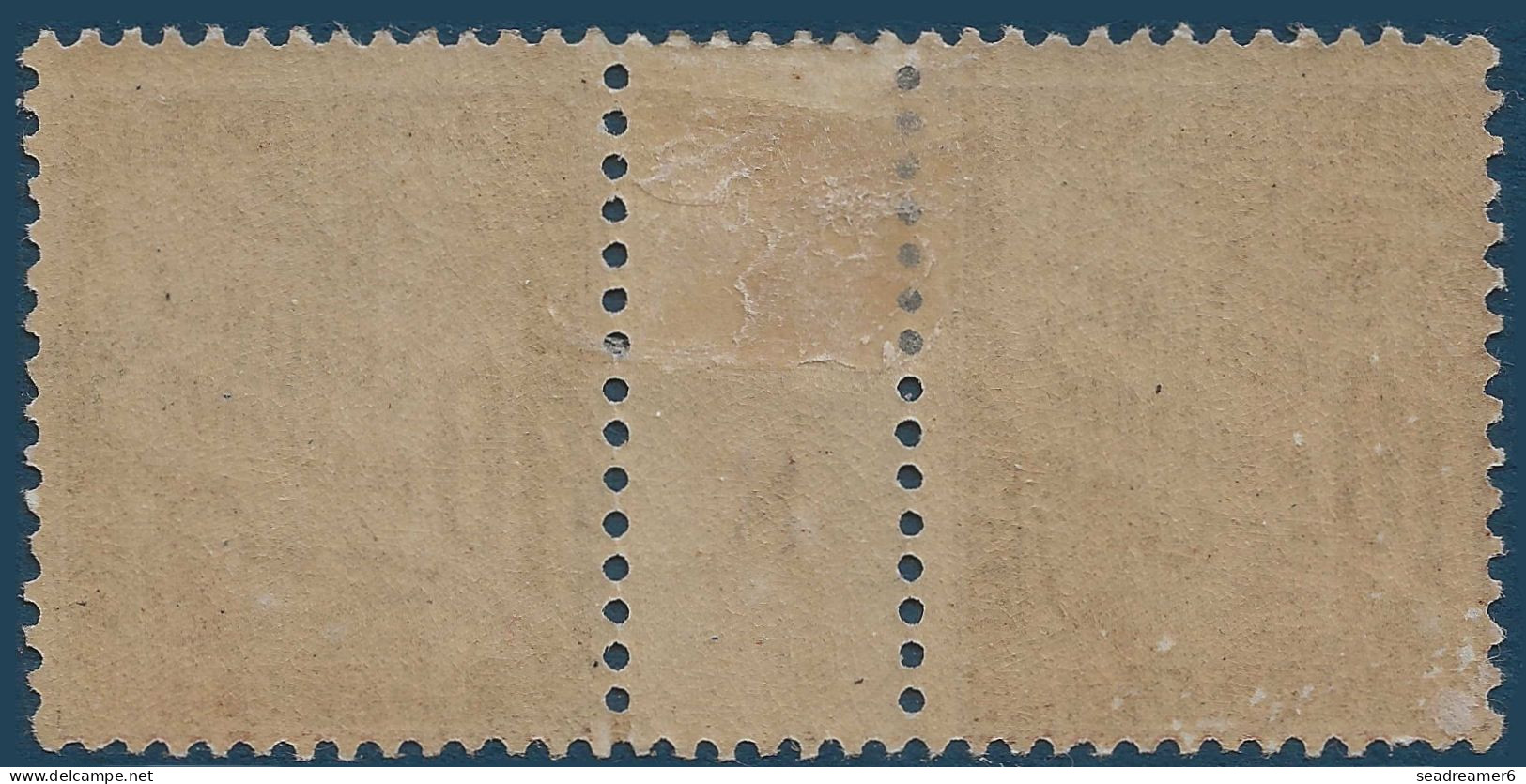 MONACO Timbre TAXE Paire Millésime 8 De 1911 N°4* 10c Brun Un Des Quelques Timbres " Phare"  Tres Frais & RR - Postage Due