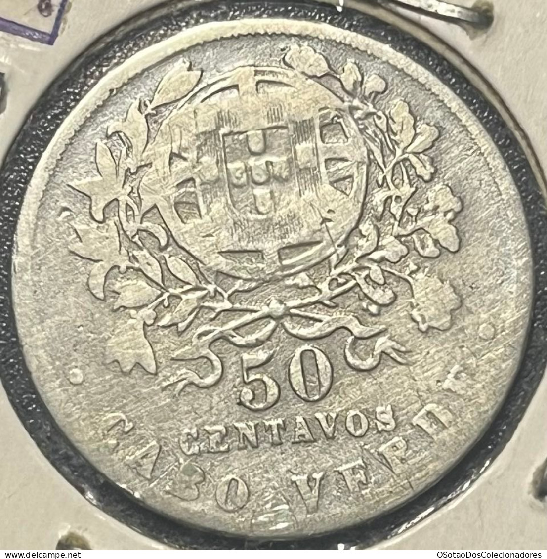 Moeda Cabo Verde Portugal - Coin Cabo Verde - 50 Centavos 1930 - BC - Cabo Verde