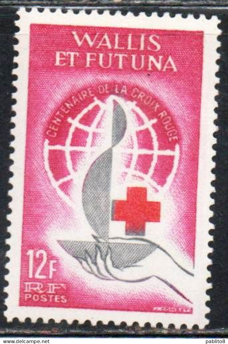 WALLIS AND FUTUNA ISLANDS 1963 RED CROSS CROIX ROUGE CROCE ROSSA 12fr MNH - Nuovi