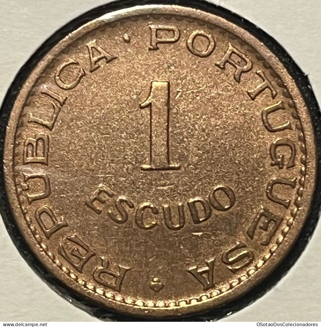 Moeda Moçambique Portugal - Coin Moçambique - 1 Escudo 1968 - MBC ++ - Mozambique