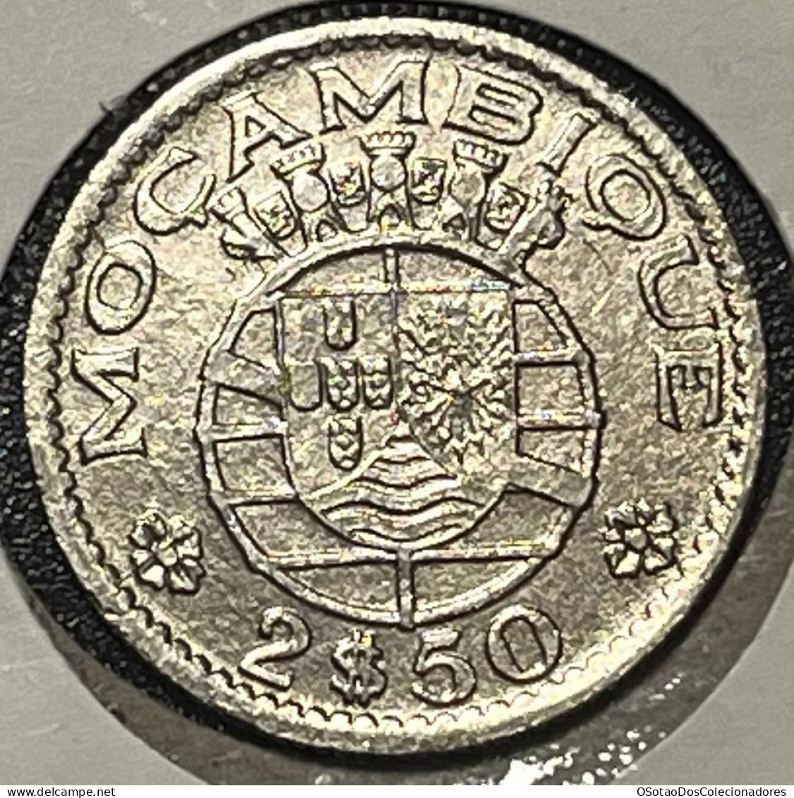 Moeda Moçambique Portugal - Coin Moçambique - 2$50 Escudos 1953 - MBC ++ - Mozambique
