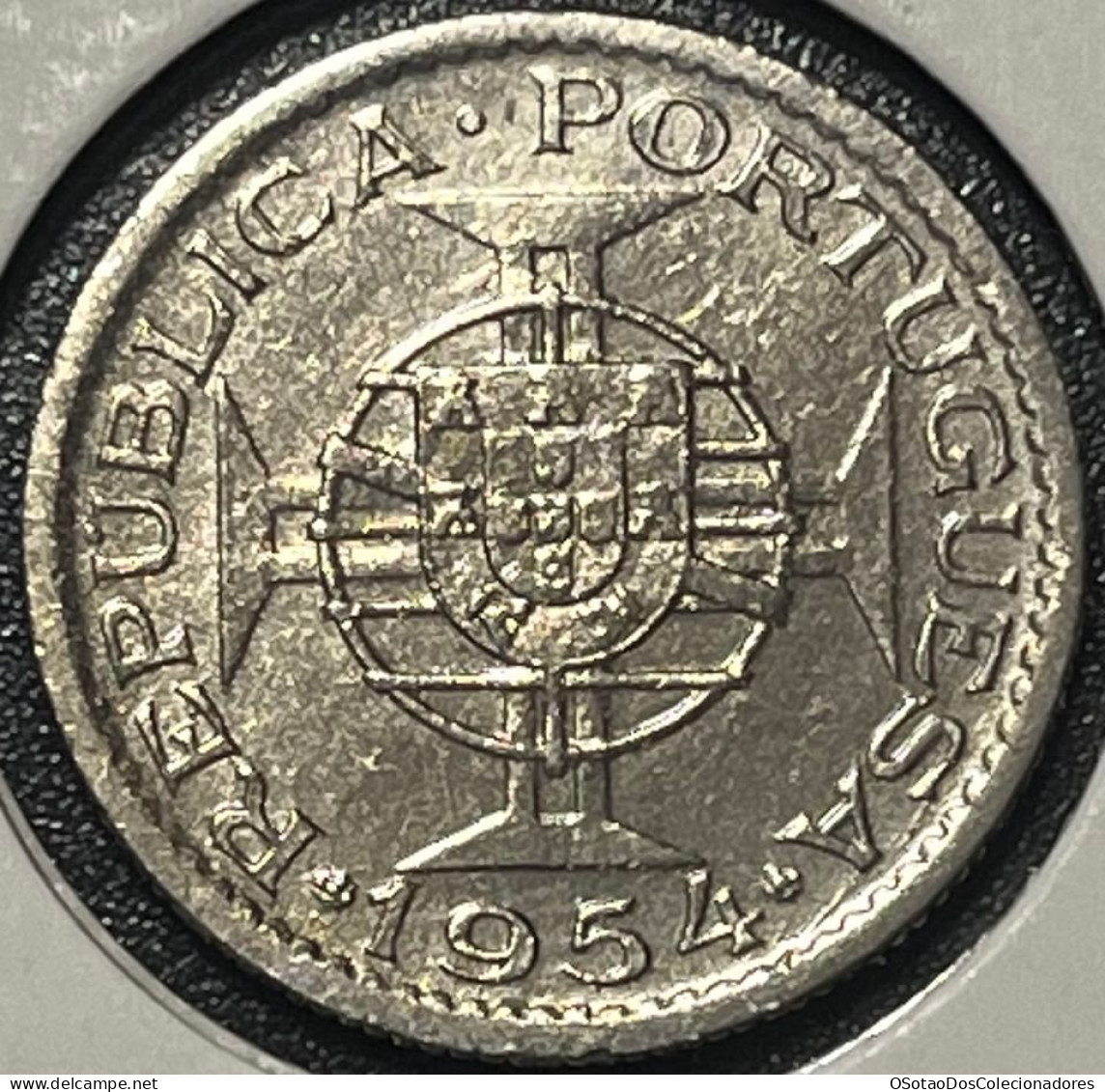 Moeda Moçambique Portugal - Coin Moçambique - 2$50 Escudos 1954 - MBC ++ - Mozambique