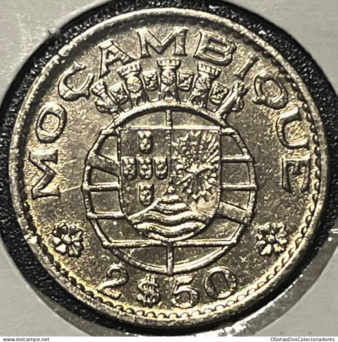 Moeda Moçambique Portugal - Coin Moçambique - 2$50 Escudos 1973 - MBC ++ - Mozambico